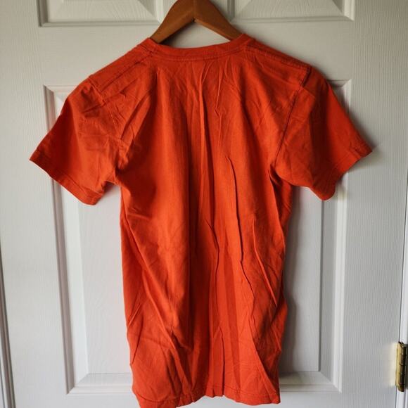 Rolling Stones Graphic Print Short Sleeve Tee Women's Small Orange 2001 - Picture 3 of 4